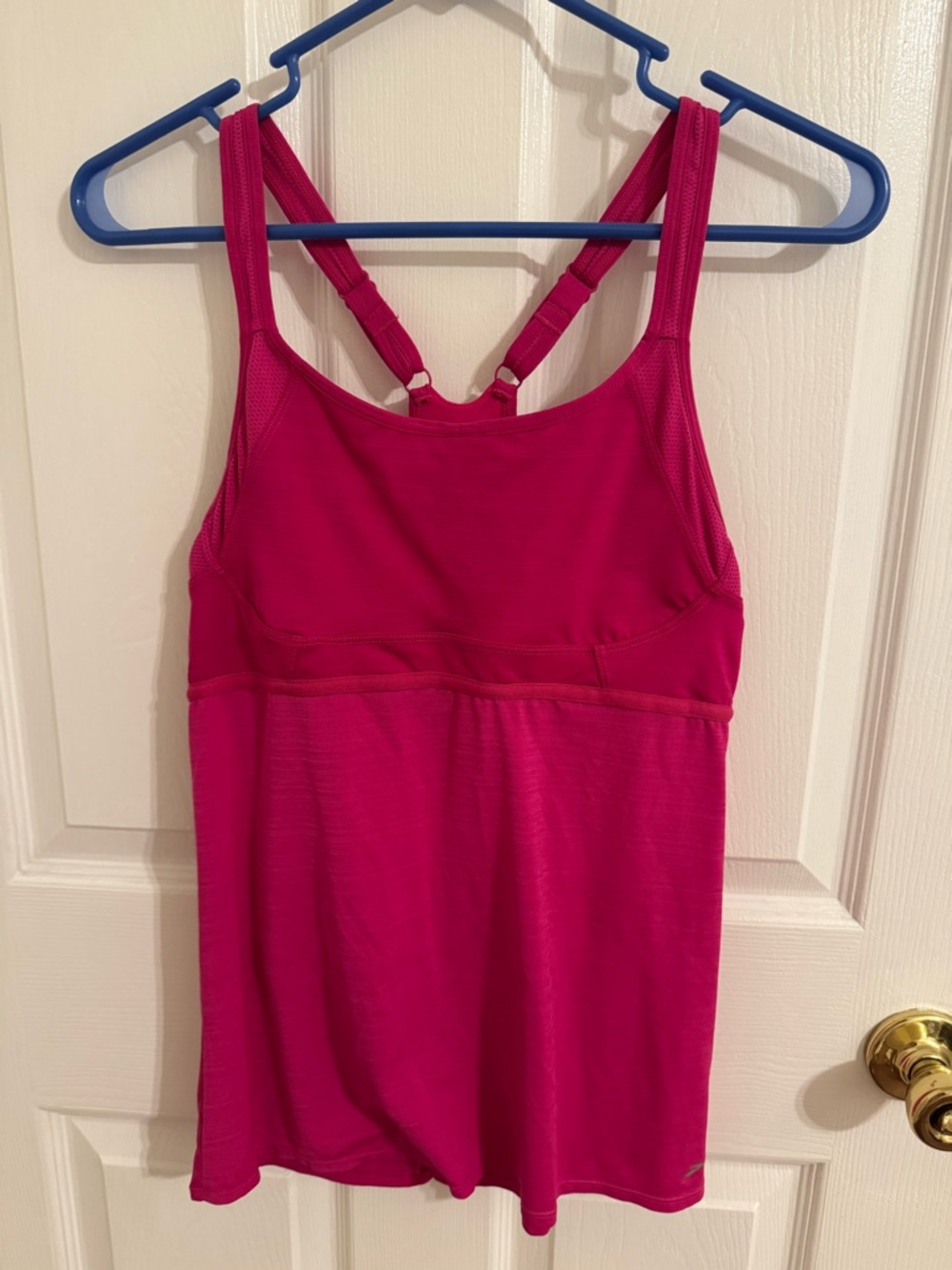 Brooks Bright Pink Running Tank